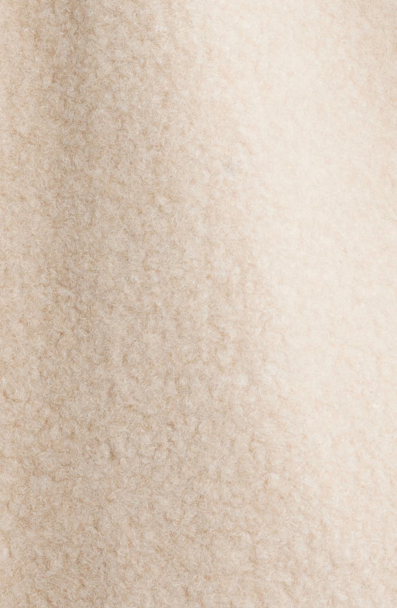 BCBG Embroidered Trim Scarf Coat, Alternate, color,