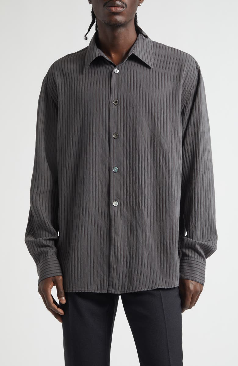 OUR LEGACY Beyond Stripe Button-Up Shirt, Main, color, 