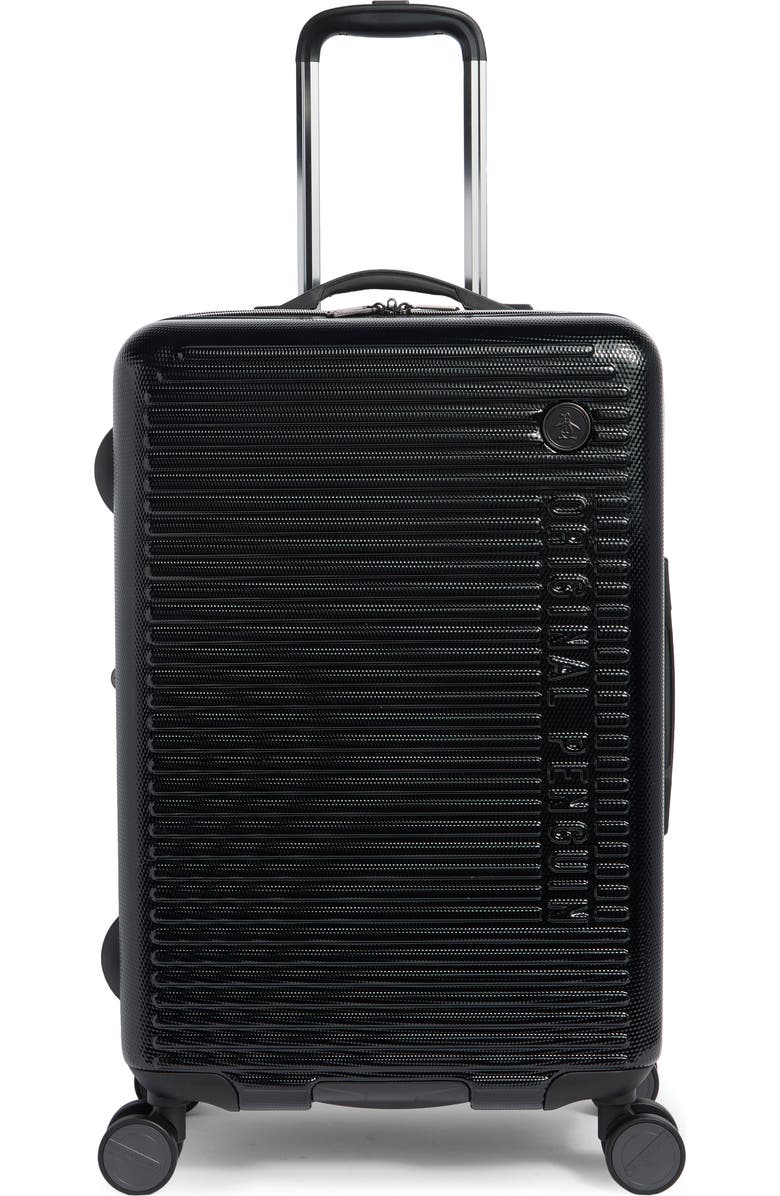 Original Penguin Dexter 25-Inch Hardside Spinner Luggage, Main, color, Black