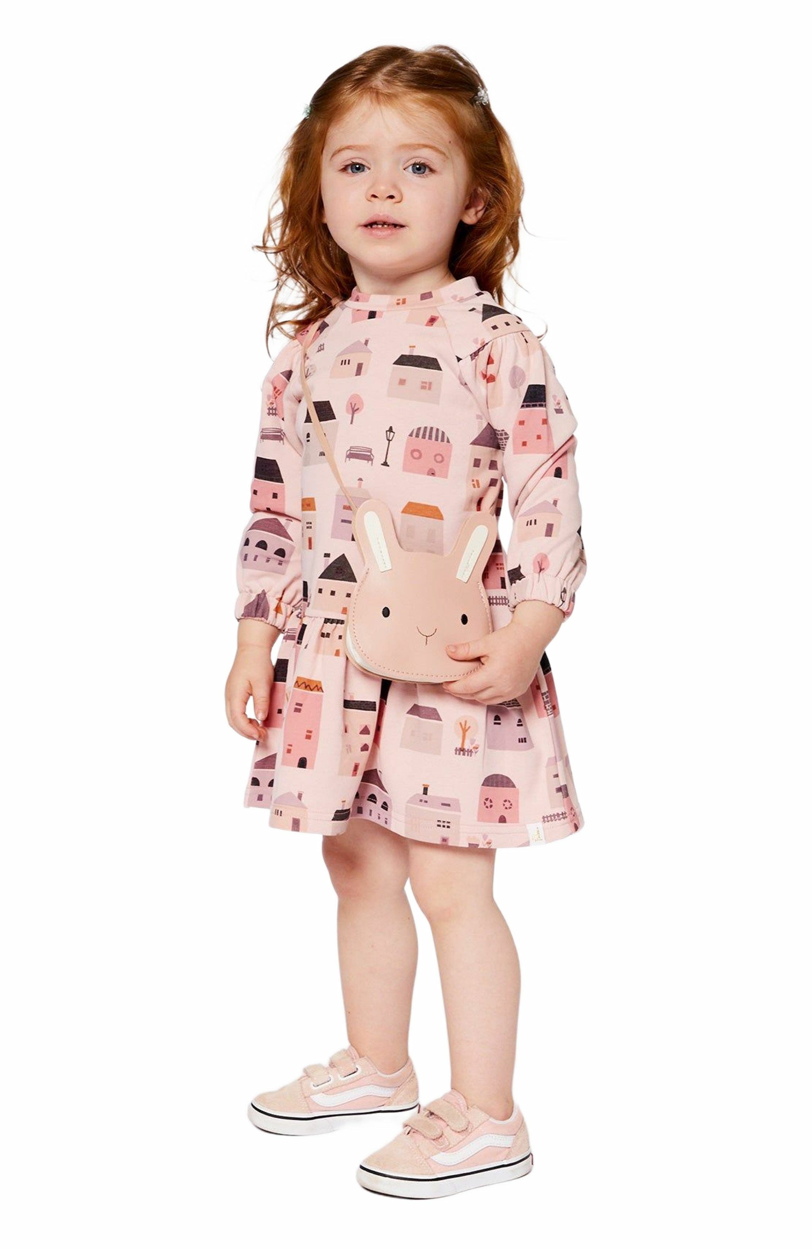 Deux par Deux Girl's Rabbit Crossbody Bag Soft Pink, Alternate, color, 