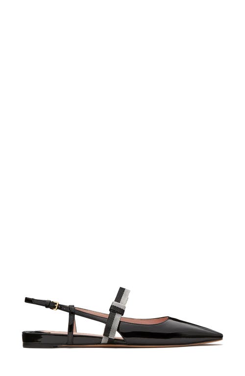 Kate Spade New York Maritza Pointed Toe Slingback Flat In Black