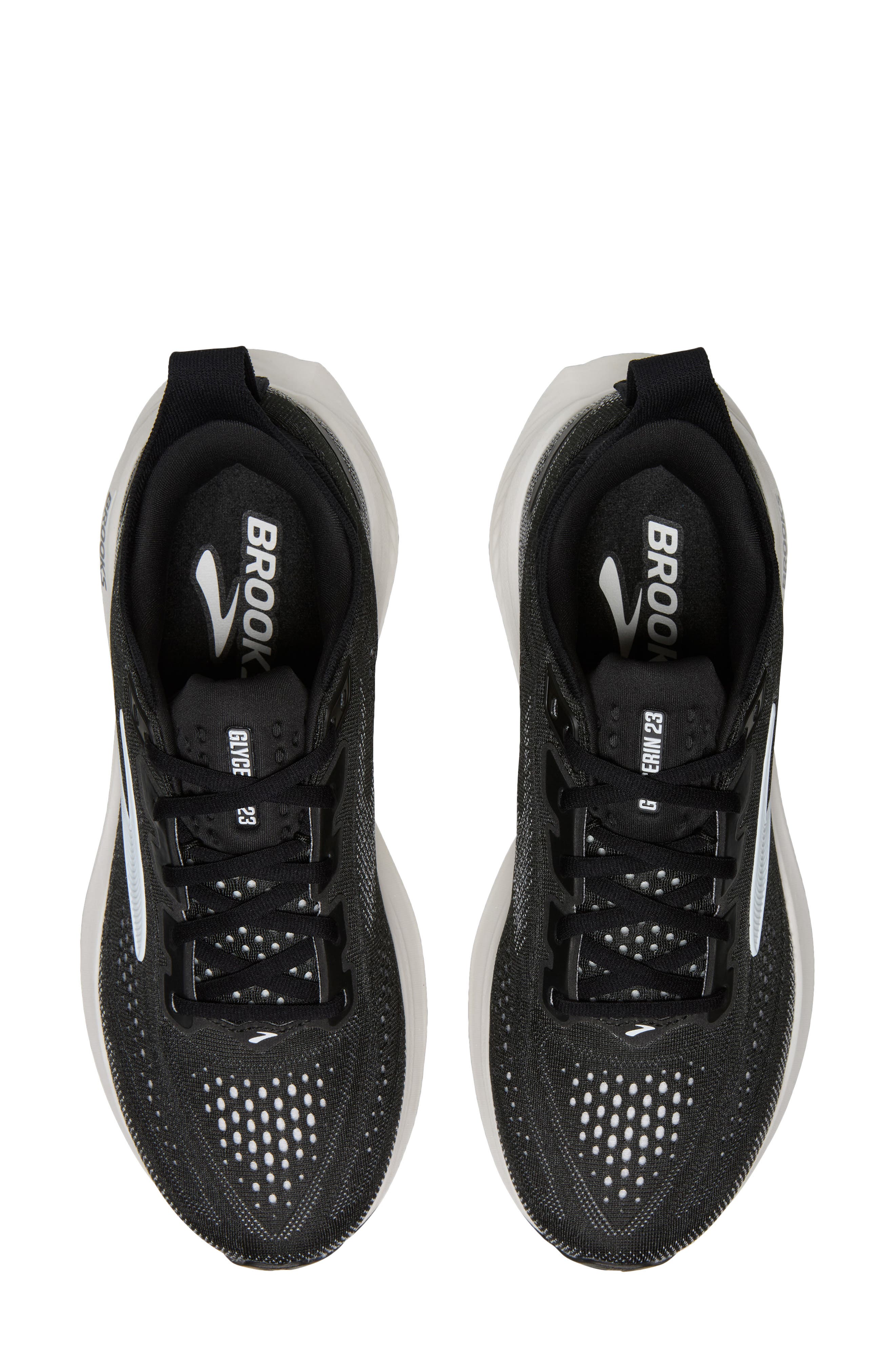 Brooks Glycerin 23 Running Shoe, Alternate, color, Black/ Grey/ White