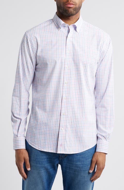 Paddock Plaid Button-Down Shirt