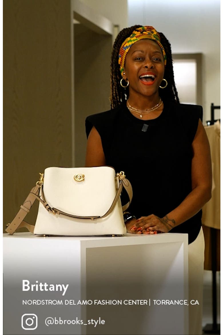Willow Colorblock Pebble Leather Shoulder Bag video