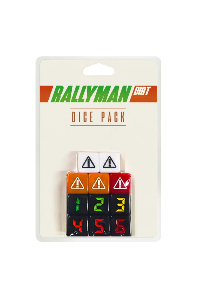 Rallyman Dirt Dice Pack, Strategy Board Game Accessory, Main, color, Multicolored