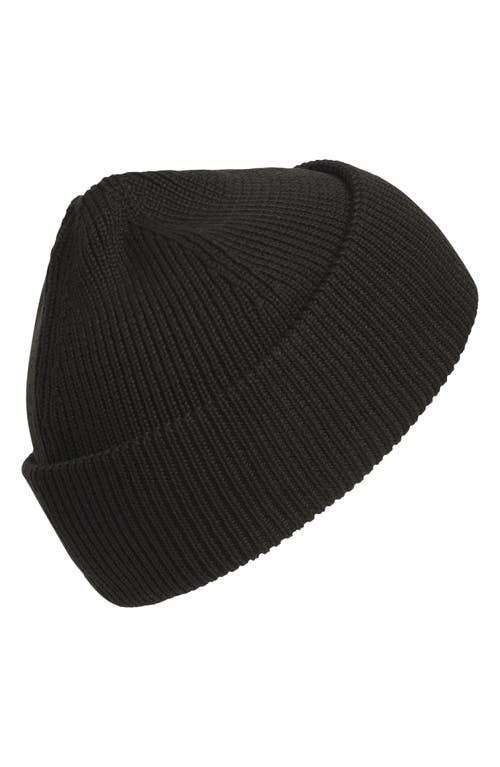 Adidas Originals Adidas Terrace Ribbd Beanie In Black/white