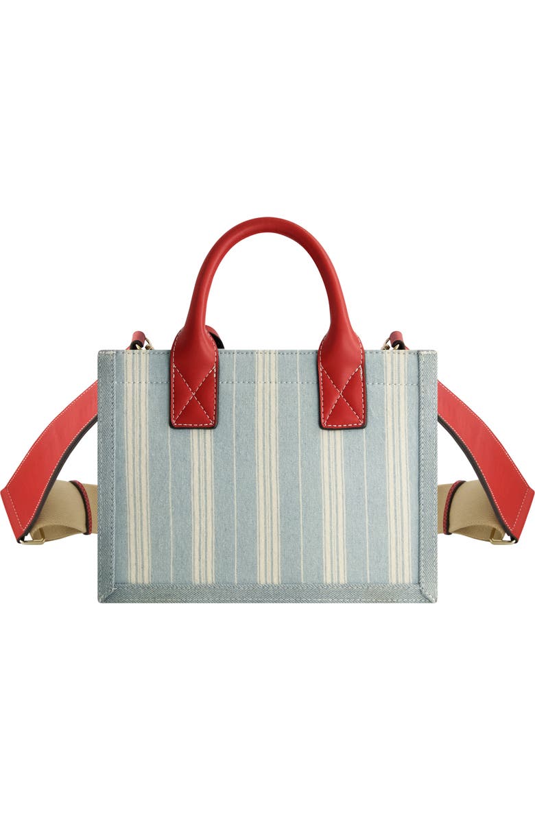 True Religion Denim Stripe Modern Tote, Alternate, color, Denim