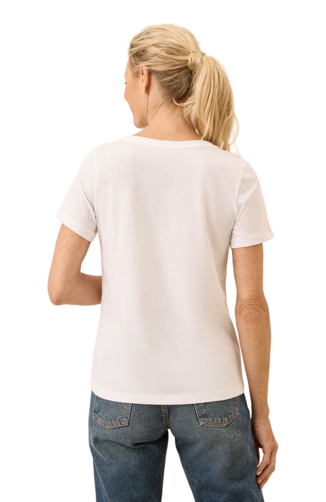 Organic Cotton Softspun Scoop Neck Tee - image 4