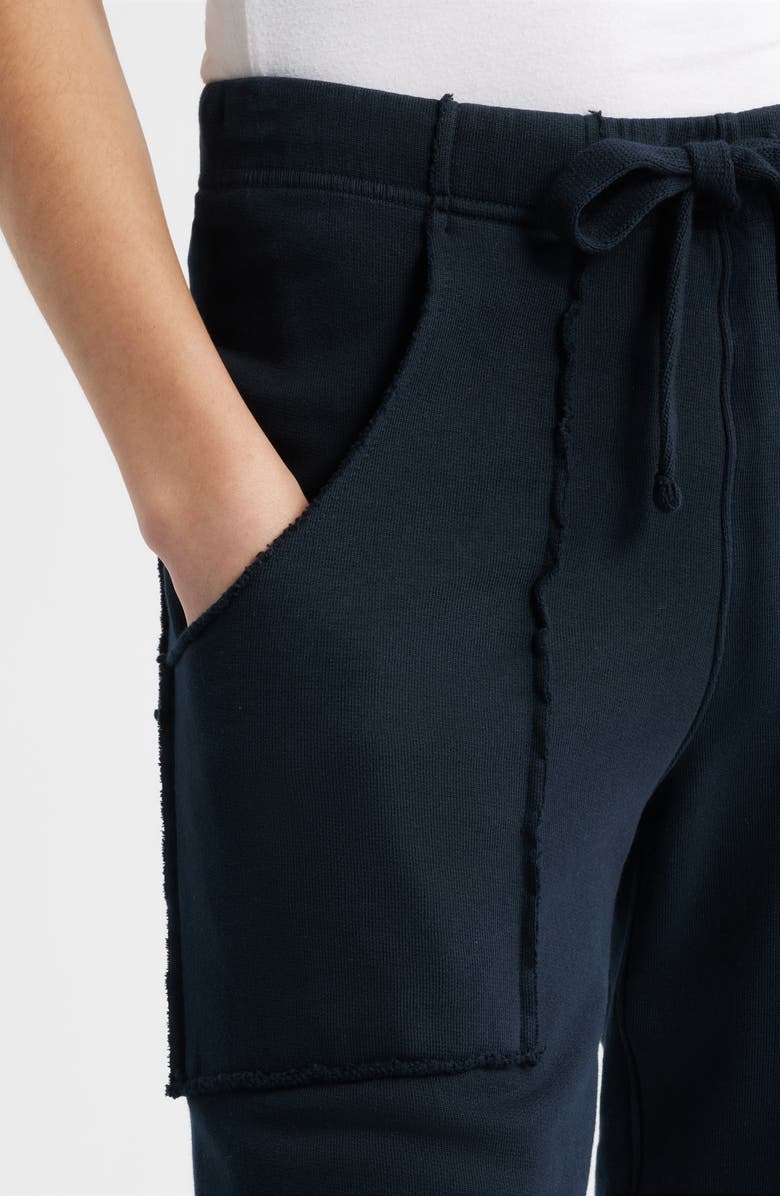 Frank & Eileen Penny Patch Pocket Crop Sweatpants, Alternate, color, British Royal Navy