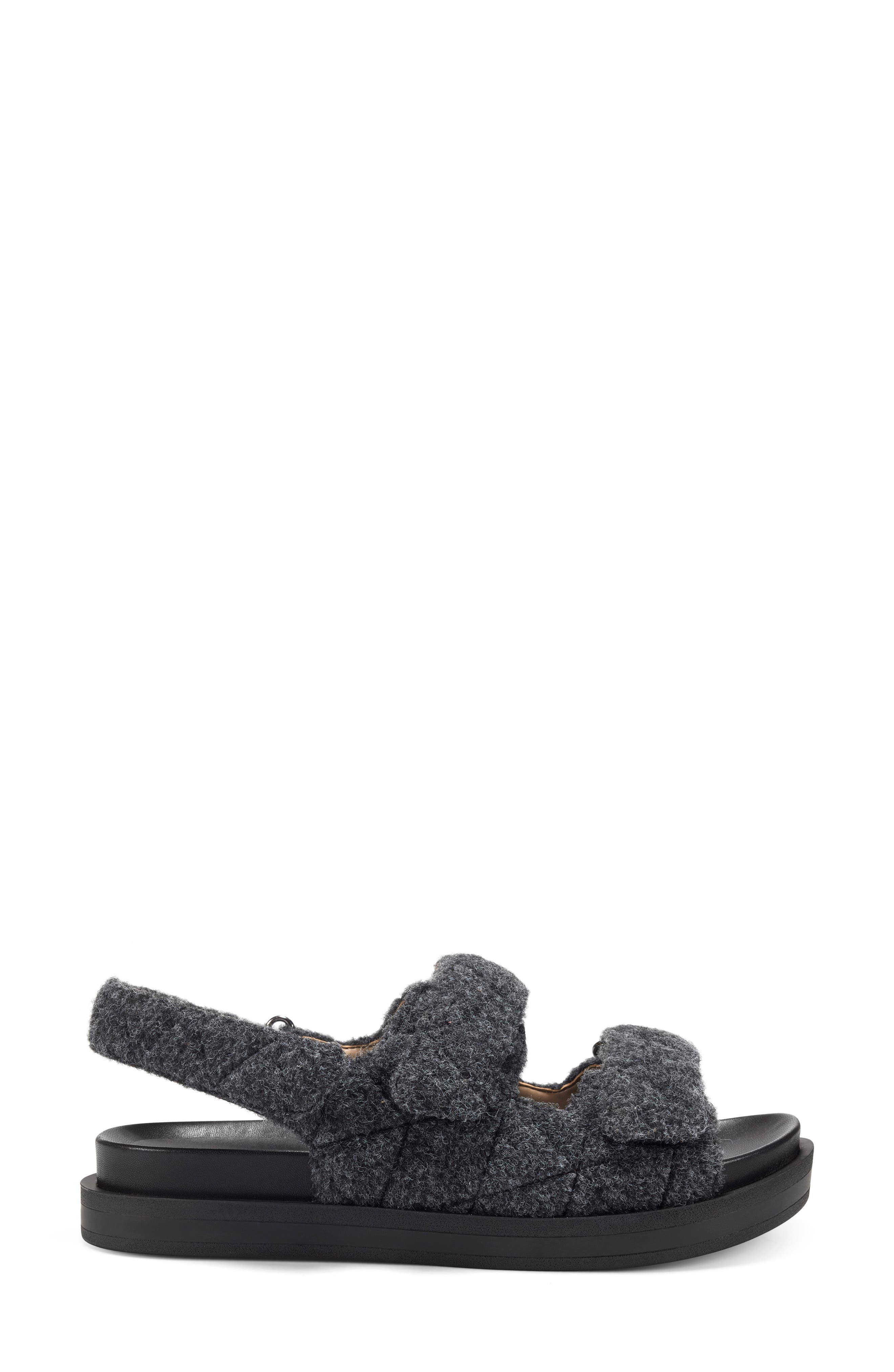 Lamirca Sandal, Alternate, color, GREY FABRIC