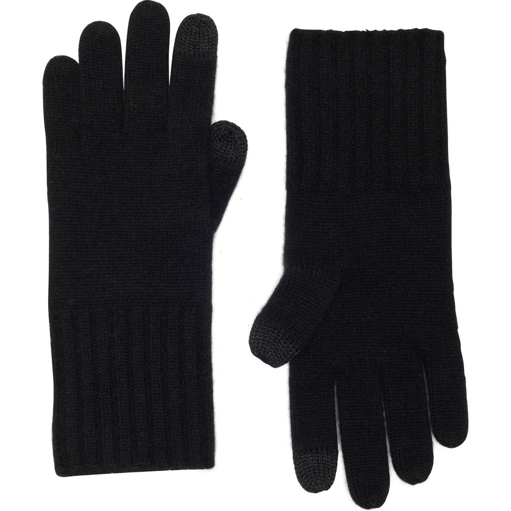 Nordstrom Rack Cashmere Gloves In Black