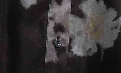 Altuzarra Kiera Print Silk Chiffon Belted Shirtdress In Multi