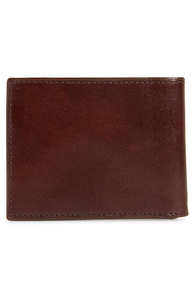 Johnston & Murphy Slimfold Leather Wallet, Alternate, color, 