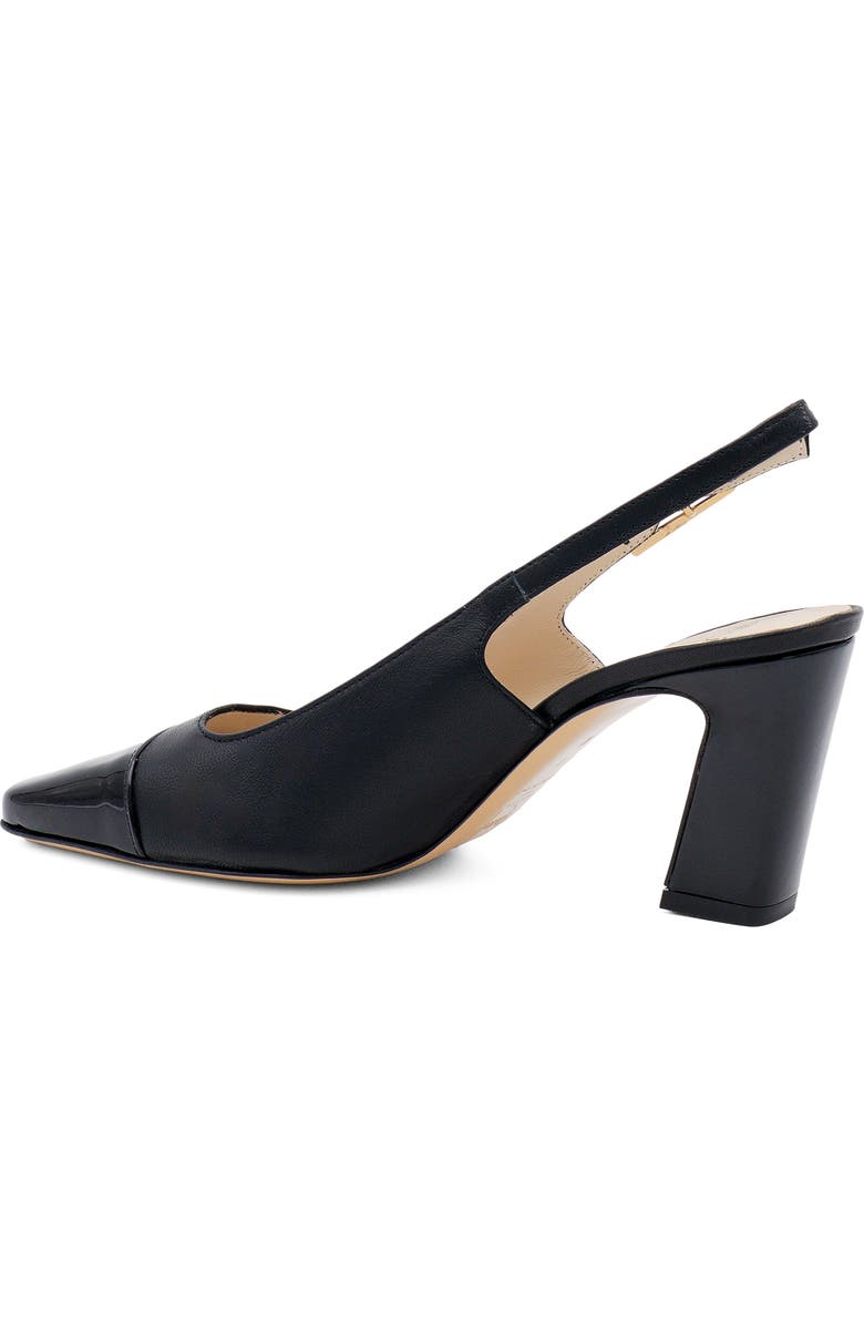Amalfi by Rangoni Falasco Slingback Pump, Alternate, color, Black Parmasoft
