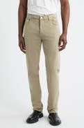 FRAME Modern Straight Leg Five-Pocket Twill Pants