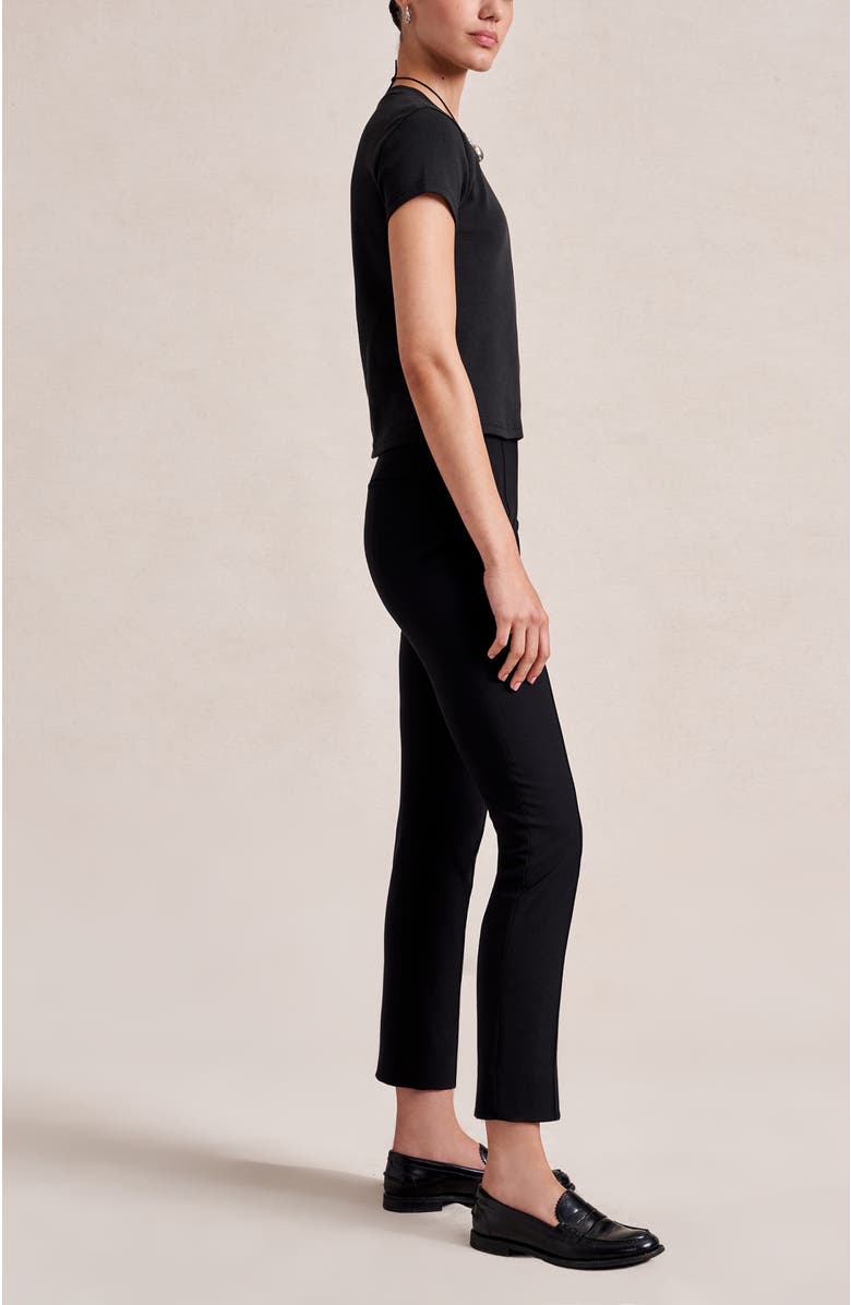 La Ligne Yvonne Pant, Alternate, color, Black