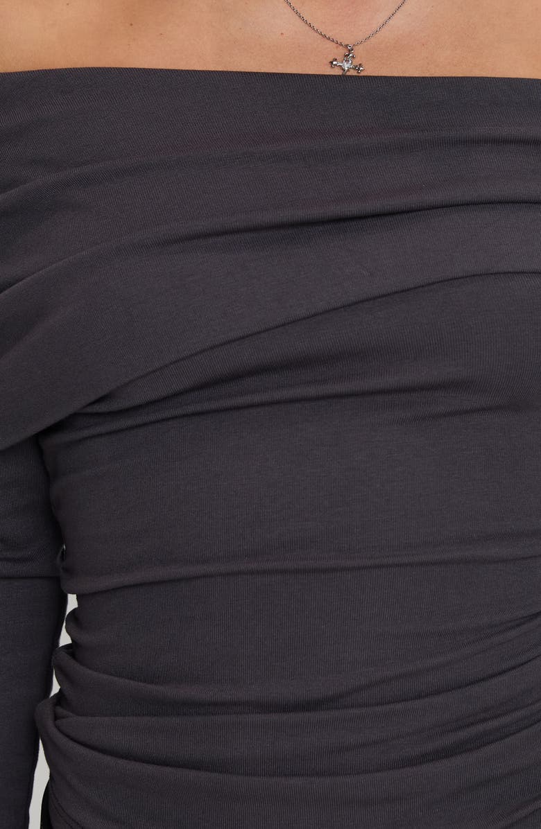 Princess Polly Erving Foldover Off the Shoulder Top, Alternate, color, 