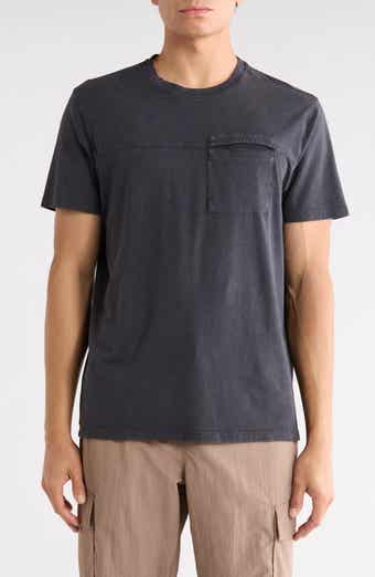 90 DEGREE BY REFLEX Ronan Acid Wash Cotton T-Shirt