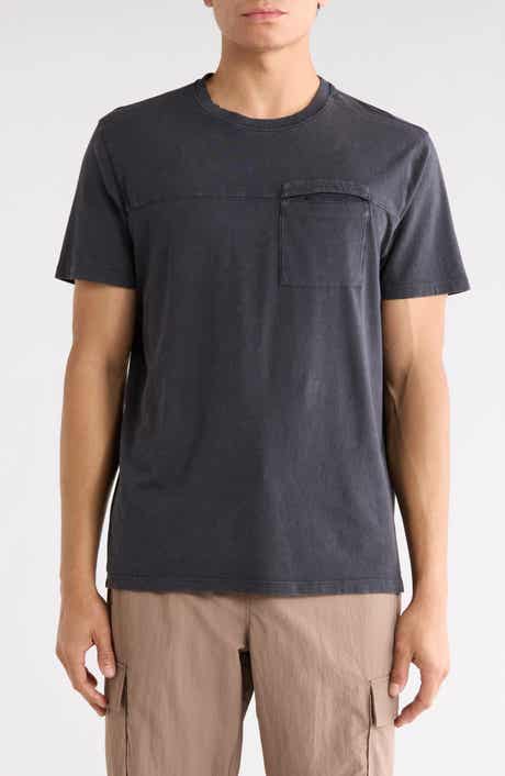 90 DEGREE BY REFLEX Ronan Acid Wash Cotton T-Shirt