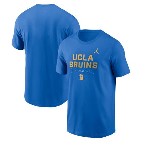 Men's Jordan Brand Blue UCLA Bruins 2025 Courtside Basketball Performance T-Shirt