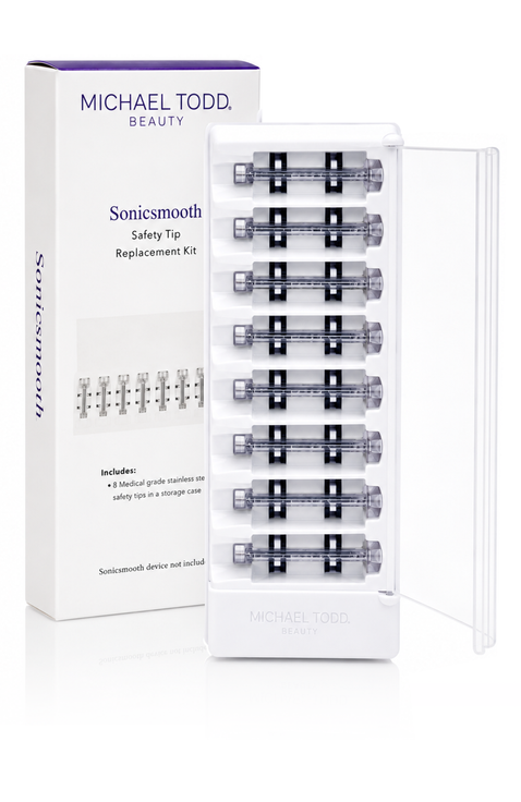 Sonicsmooth Dermaplaning Tips Replacement Kit 8 Weeks' Supply