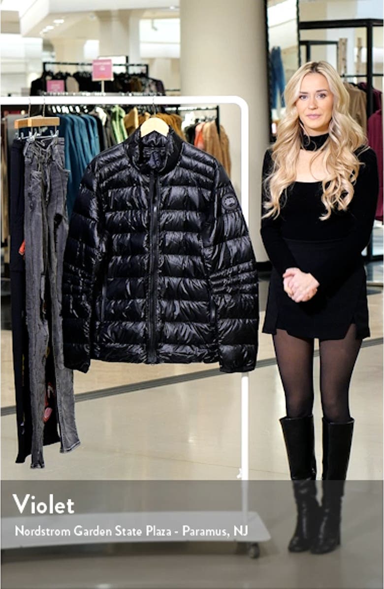 Crofton Water Repellent Packable Quilted 750 Fill Power Down Jacket, sales video thumbnail