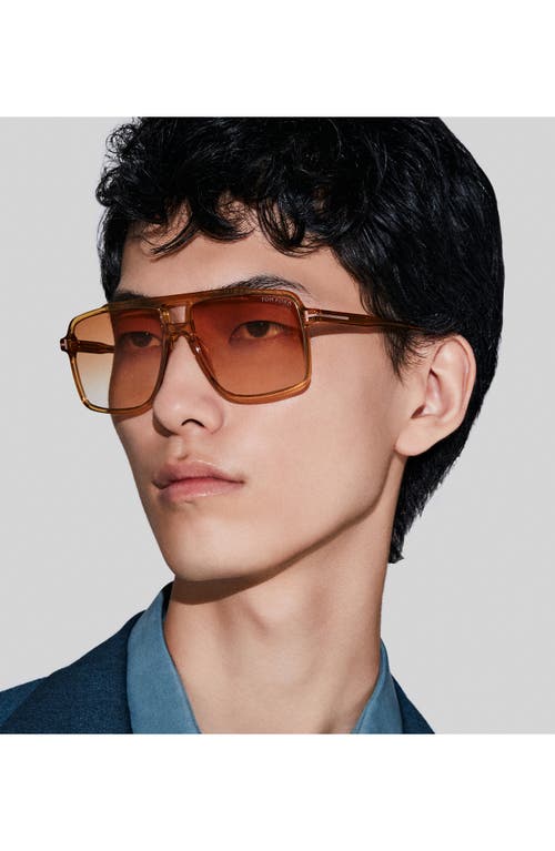 Tom Ford Kemp 59mm Navigator Sunglasses