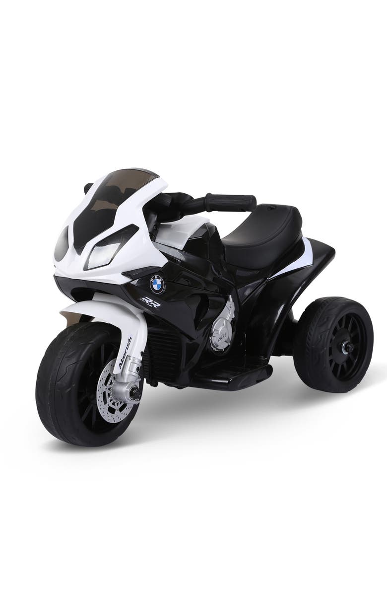 Aosom 6V Licensed BMW Ride On Motorcycle with Headlight, Music, Main, color, Black