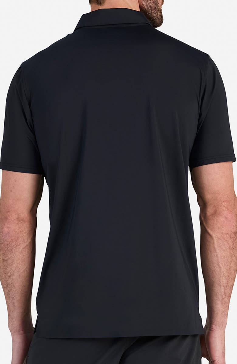 Bad Birdie Vapor Cooling Performance Polo, Alternate, color, Black