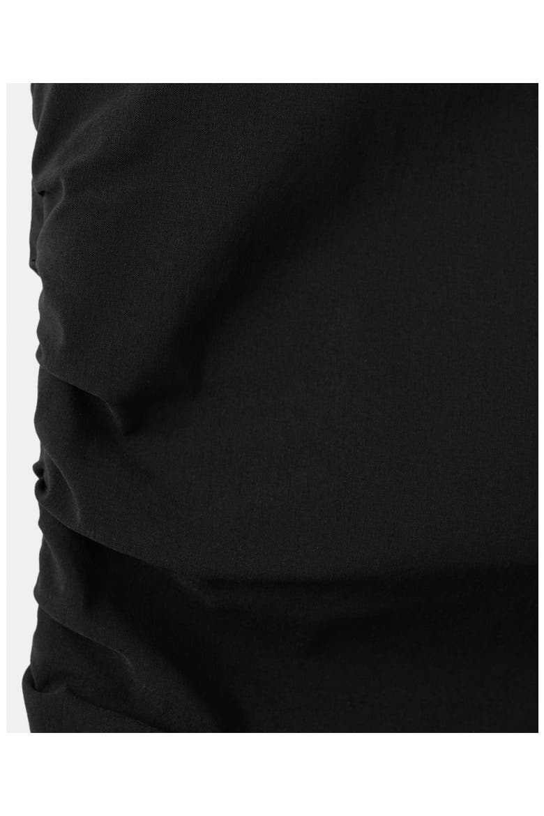 Sleeveless A-Line Minidress, Alternate, color, BLACK