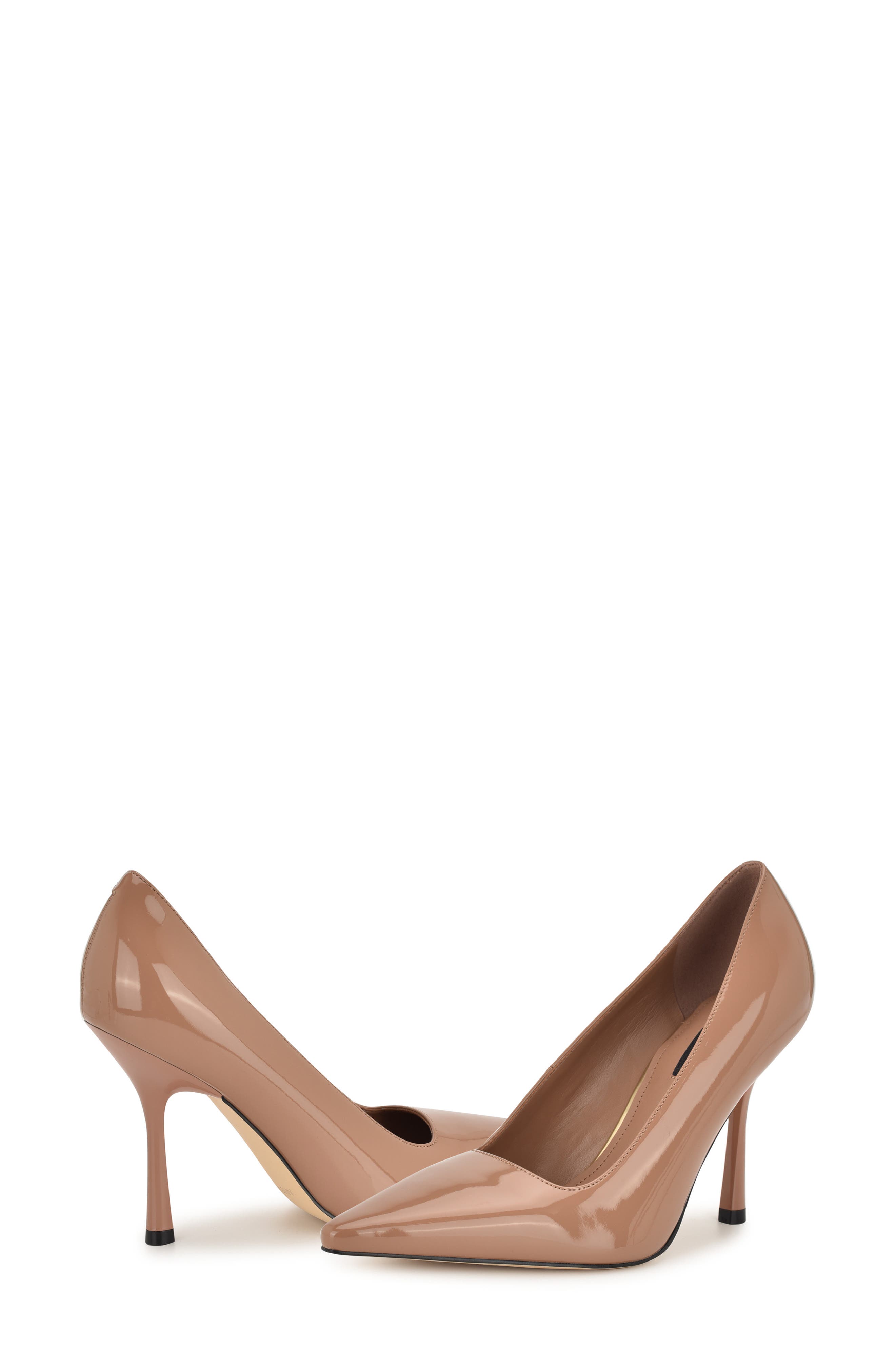 Nine West Jamiey Pointed Toe Pump, Alternate, color, Medium Natural
