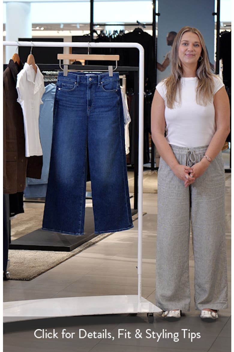 Anessa High Waist Ankle Wide Leg Jeans video
