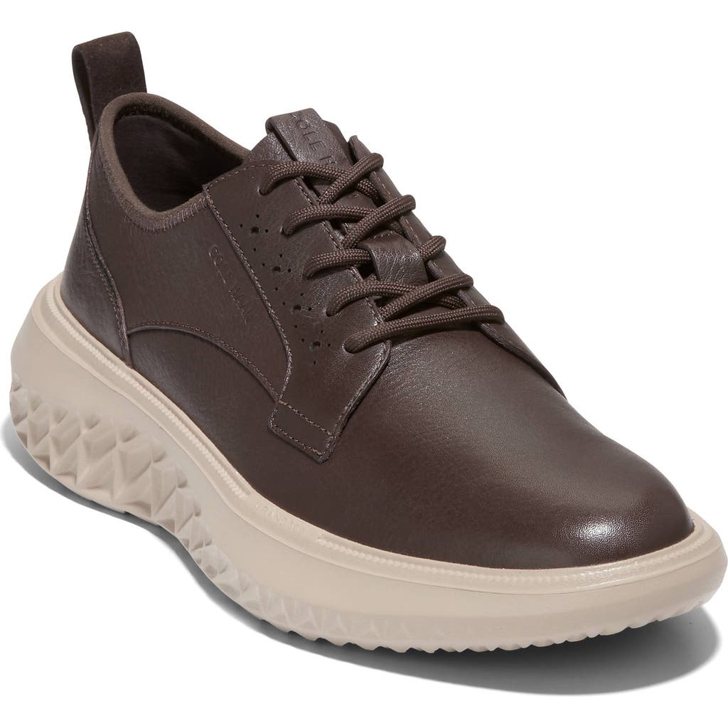 Cole Haan Zerogrand Plain Toe Derby Sneaker In Brown
