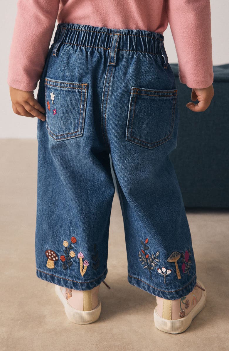 NEXT Kids
 Floral Character Embroirdered Jeans  Kids
 Floral Character Embroidered Jeans, Alternate, color, Blue