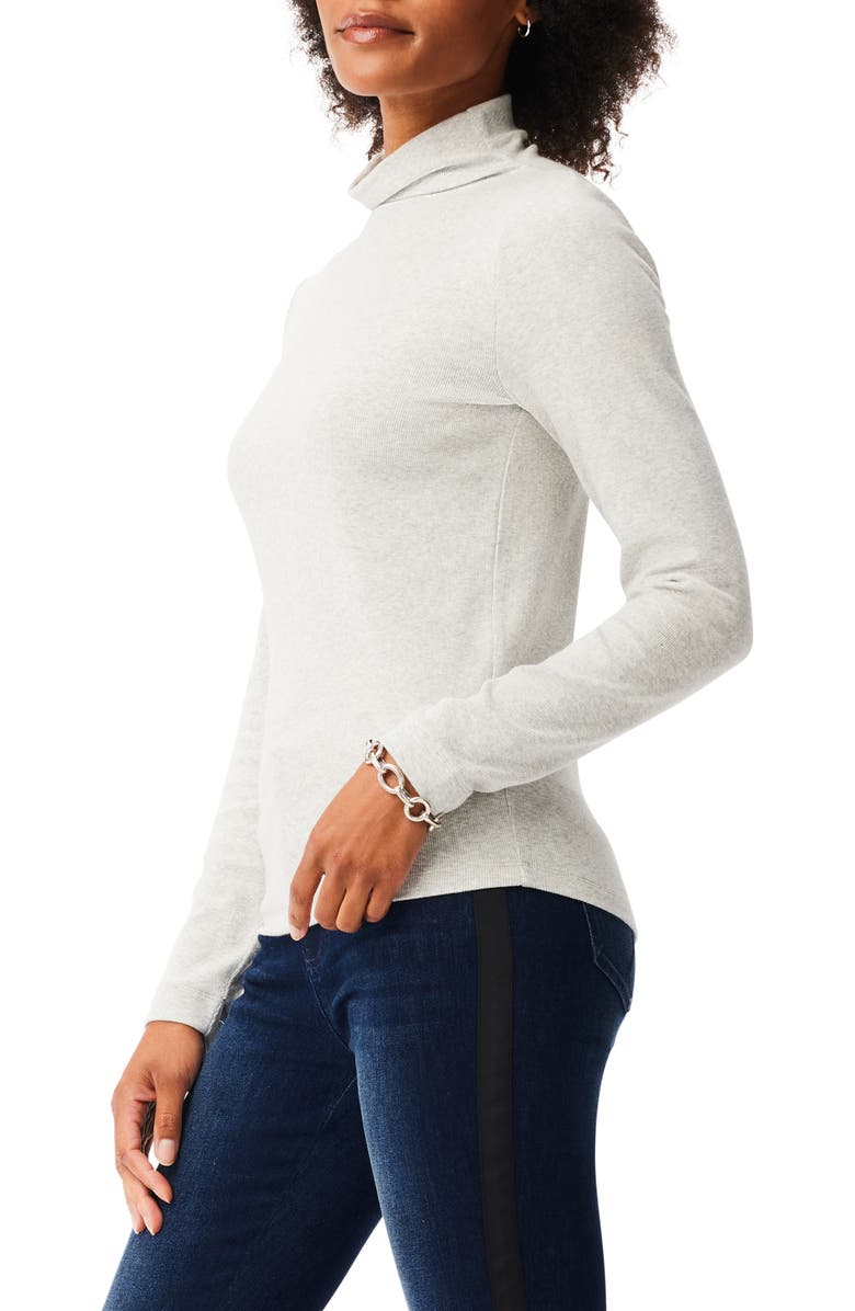 NIC+ZOE High Neck Perfect Rib Turtleneck Sweater, Alternate, color, Reflection
