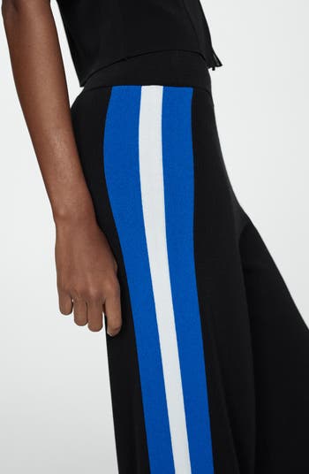 MANGO Side Stripe Wide Leg Track Pants | Nordstrom