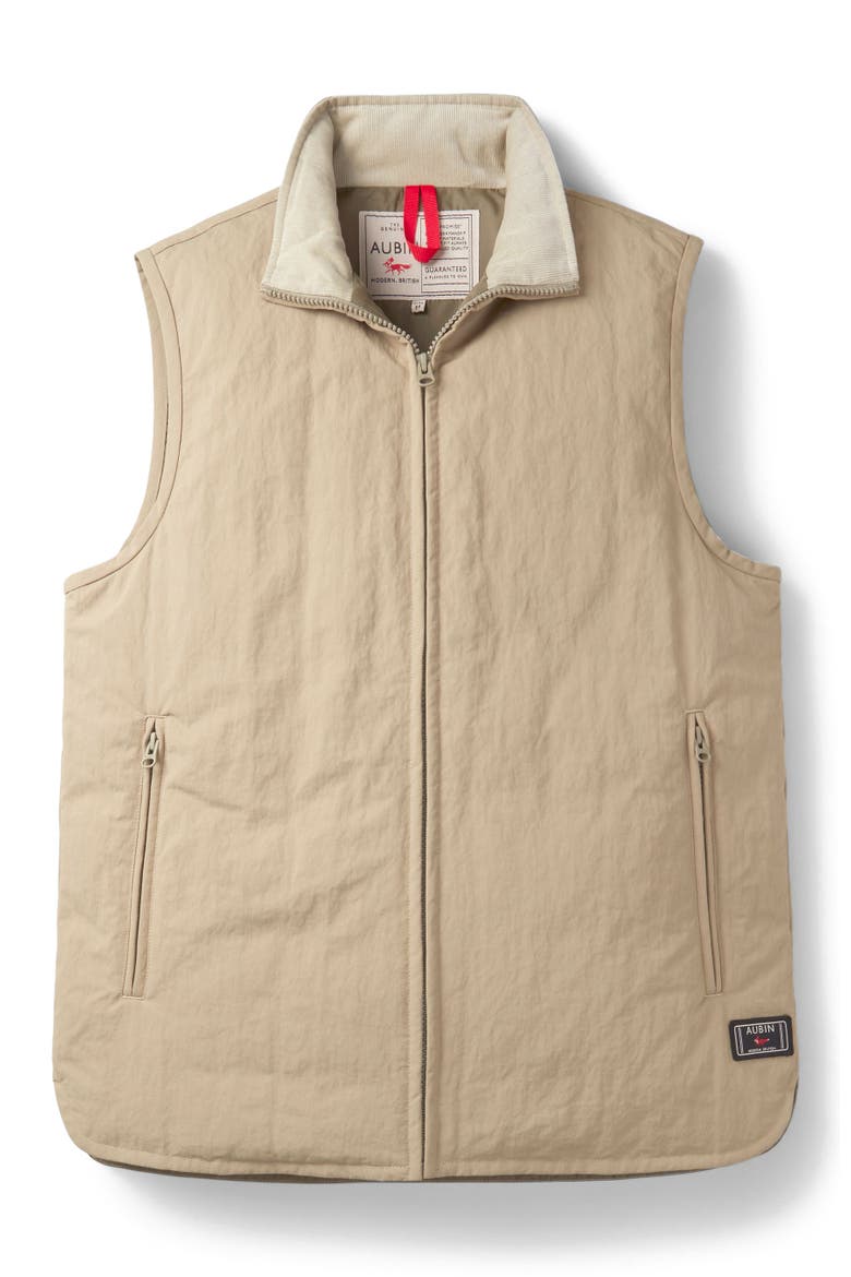 Lancaster Lightweight Nylon Gilet, Alternate, color, Light Khaki