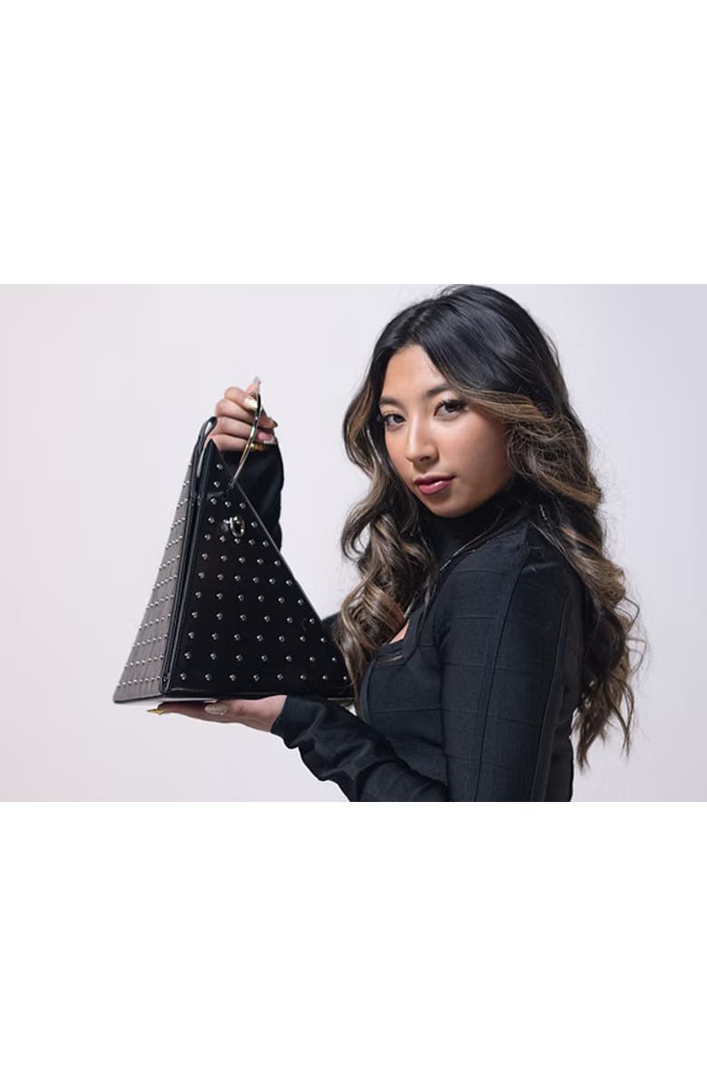 Jaushina Nicole Toni Top Handle Bags, Alternate, color, Black