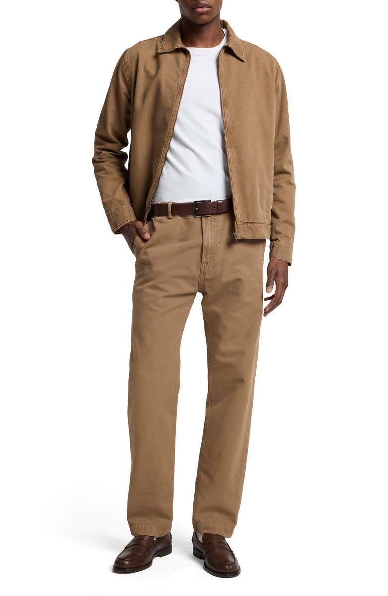 7 For All Mankind Straight Leg Twill Carpenter Chinos, Alternate, color, Canvas Khaki