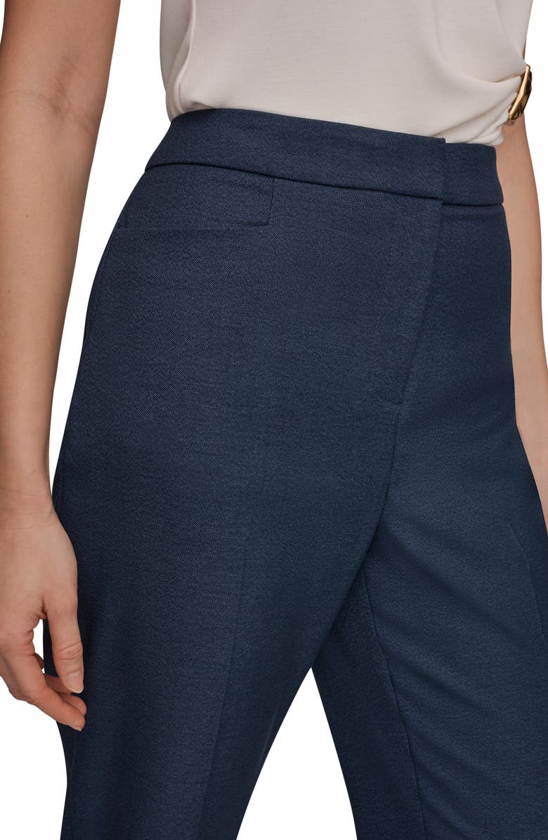 Donna Karan New York High Waist Straight Leg Pants, Alternate, color, Nightfall