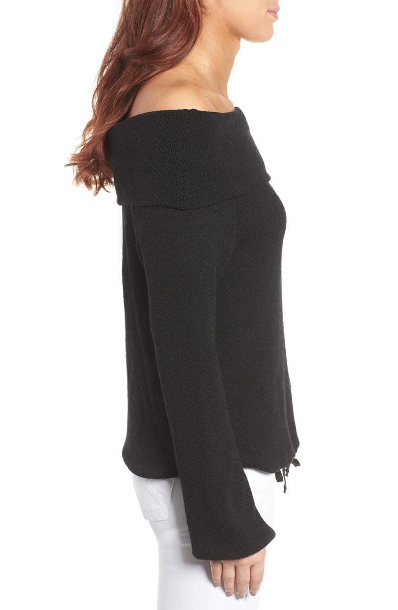 Caslon<sup>®</sup> Convertible Off the Shoulder Pullover, Alternate, color, 