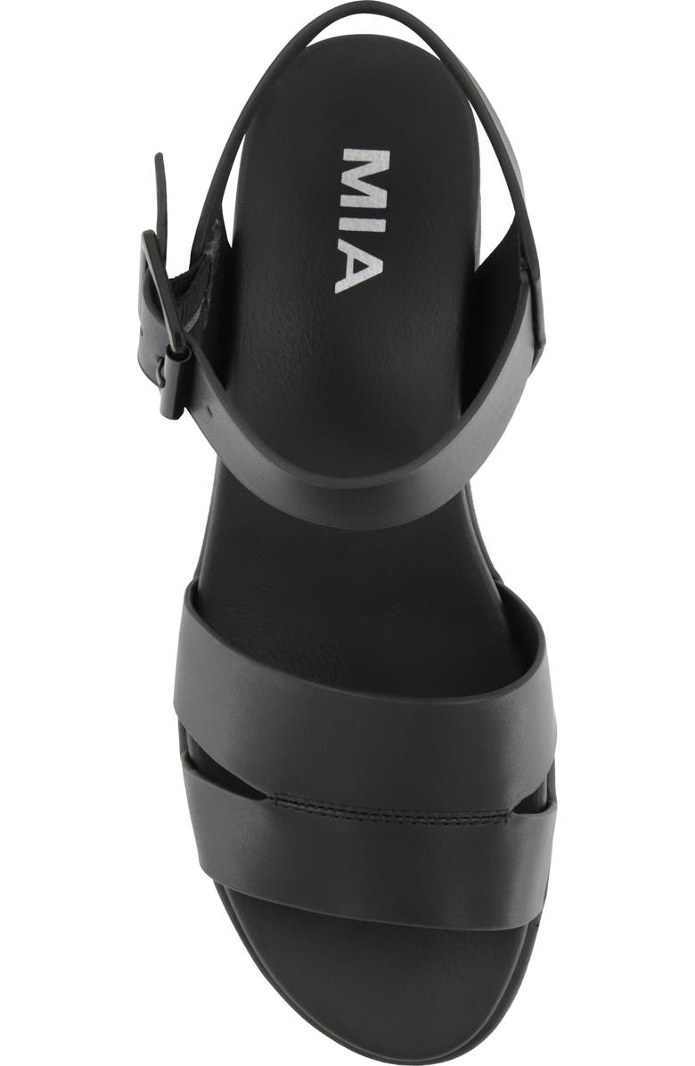 MIA Maya Platform Sandal, Alternate, color, Black