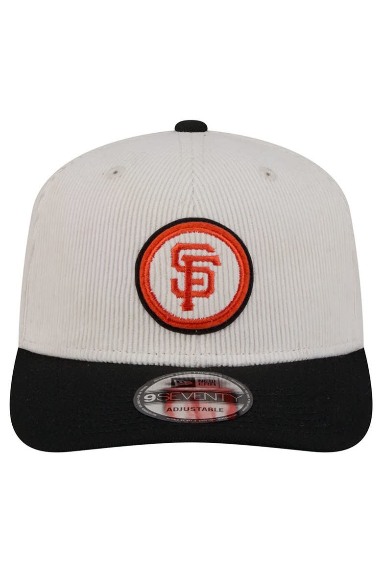 Men's New Era  Cream San Francisco Giants Loyal 9SEVENTY Adjustable Hat, Alternate, color, Cream