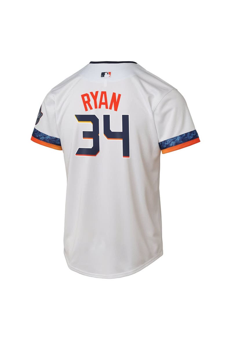 Youth Nike Nolan Ryan White Houston Astros 2025 City Connect Limited Player Jersey, Alternate, color, White