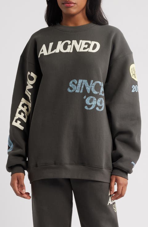 The Alignment Tour Oversize Fleece Graphic Sweatshirt