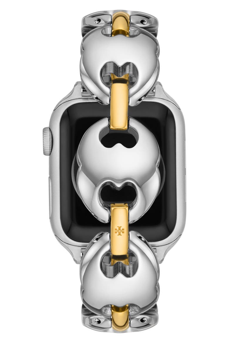 The Double T Link Two-Tone 18mm Apple Watch® Bracelet Watchband, Alternate, color, TWO TONE
