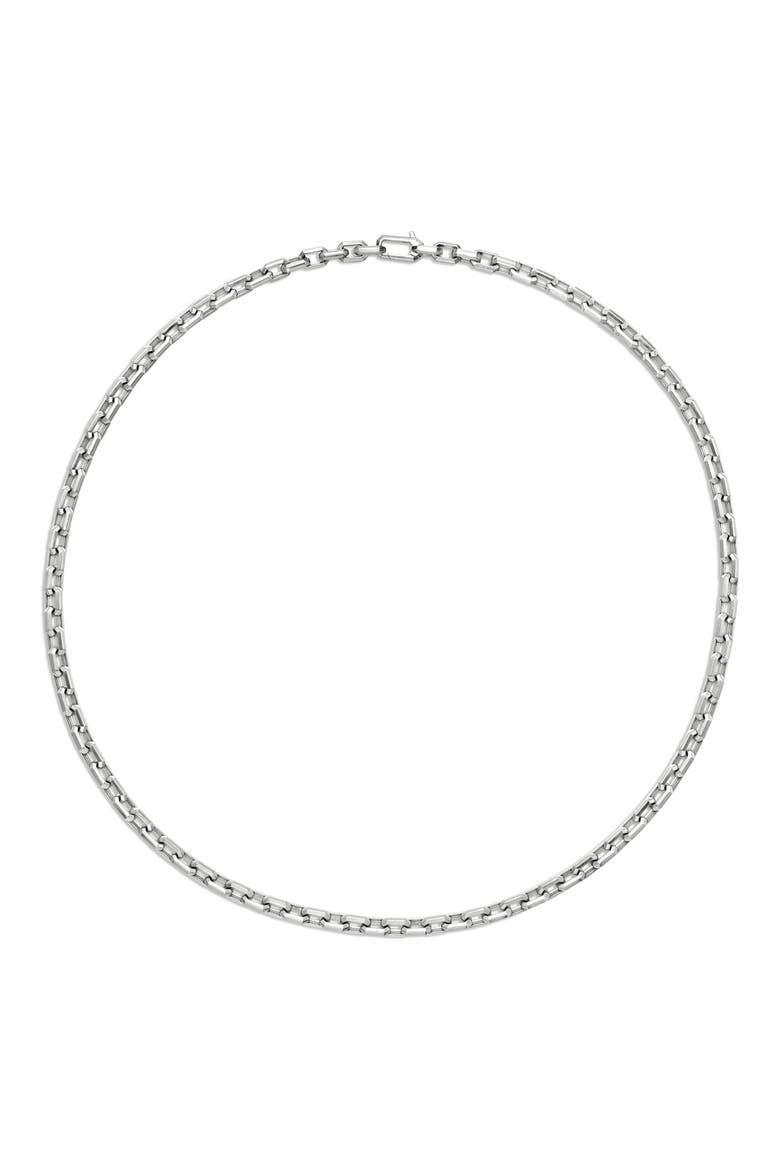 Men's Streamline® Heirloom Chain Link Necklace in Sterling Silver, 5.5mm, Alternate, color, STERLING SILVER