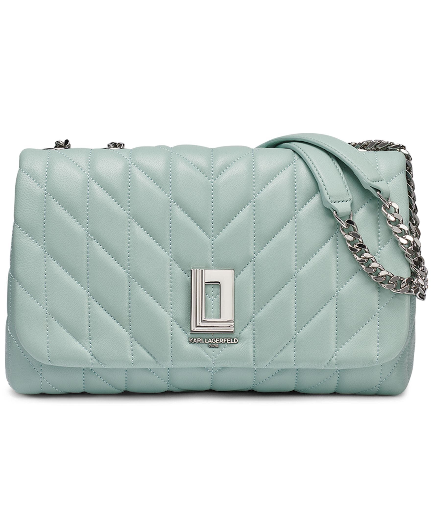 KARL LAGERFELD PARIS Lafayette Shoulder, Main, color, Fresh Mint