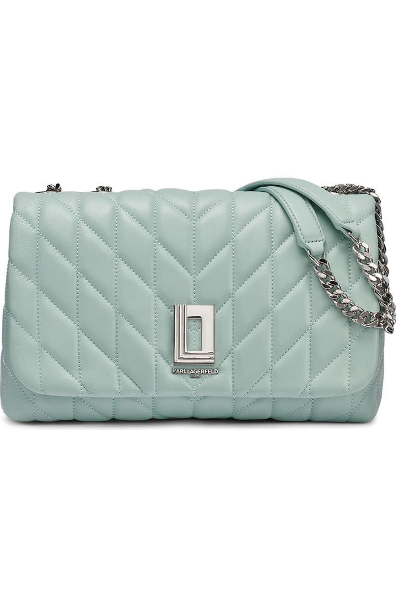 KARL LAGERFELD PARIS Lafayette Shoulder, Main, color, Fresh Mint