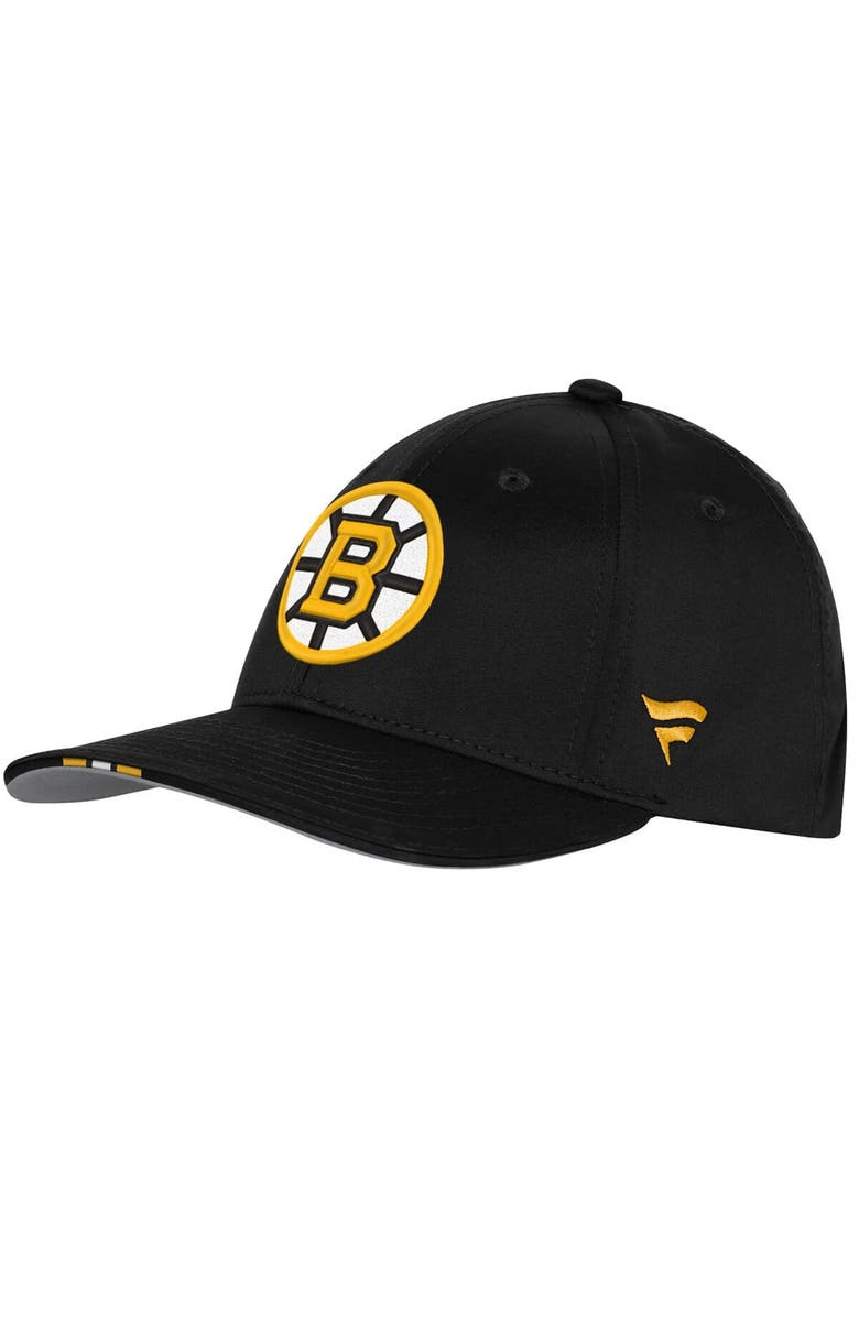 FANATICS Youth Fanatics Black Boston Bruins 2025 NHL Draft Authentic Pro On-Stage Podium Adjustable Hat, Alternate, color, Black
